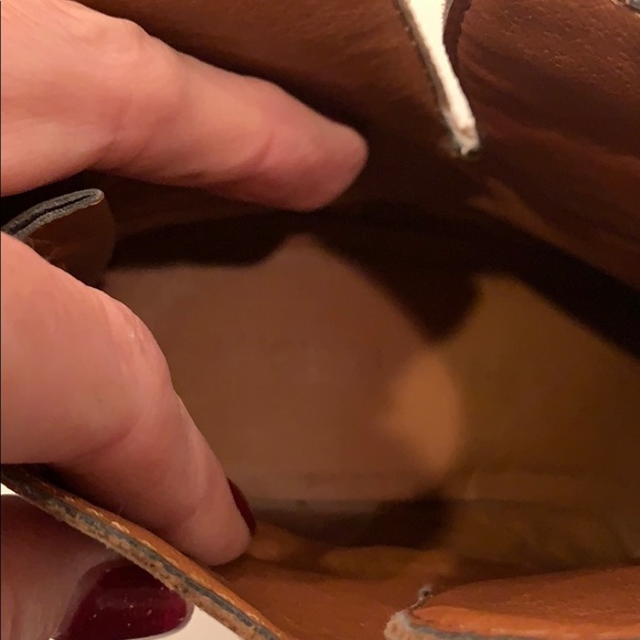 Lucky Brand Soft Brown Leather Ankle Boot Bootie - Picture 12 of 16